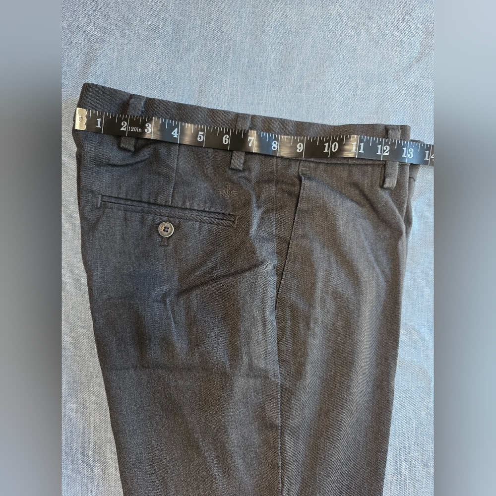 Dockers Men's Slim Fit Signature Khaki Lux Cotton Stretch Pants 32x30 Flat Front - Picture 7 of 8